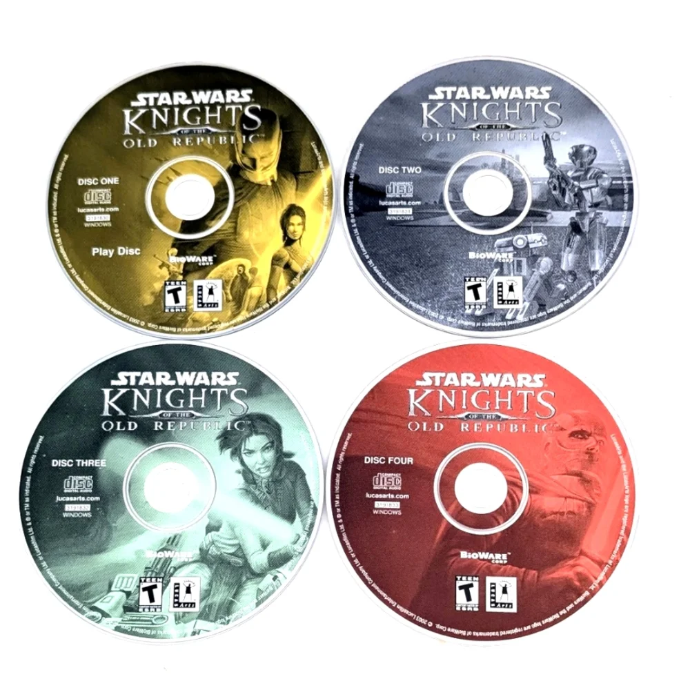 Star Wars Knights of the Old Republic 4 CD PC Game